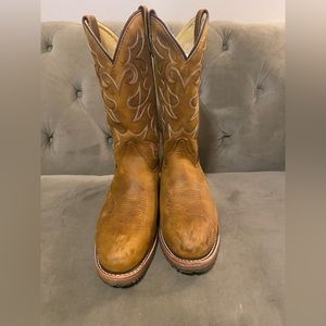 Worn handful of times men’s Double H boots steel toe size 12